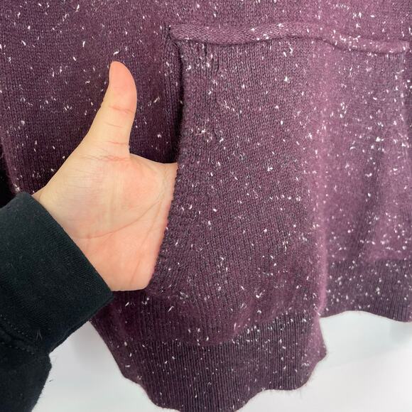 Alexander Wang Plum Pullover Hooded Sweater Women's Small Petite Cashmere Blend - Picture 5 of 11